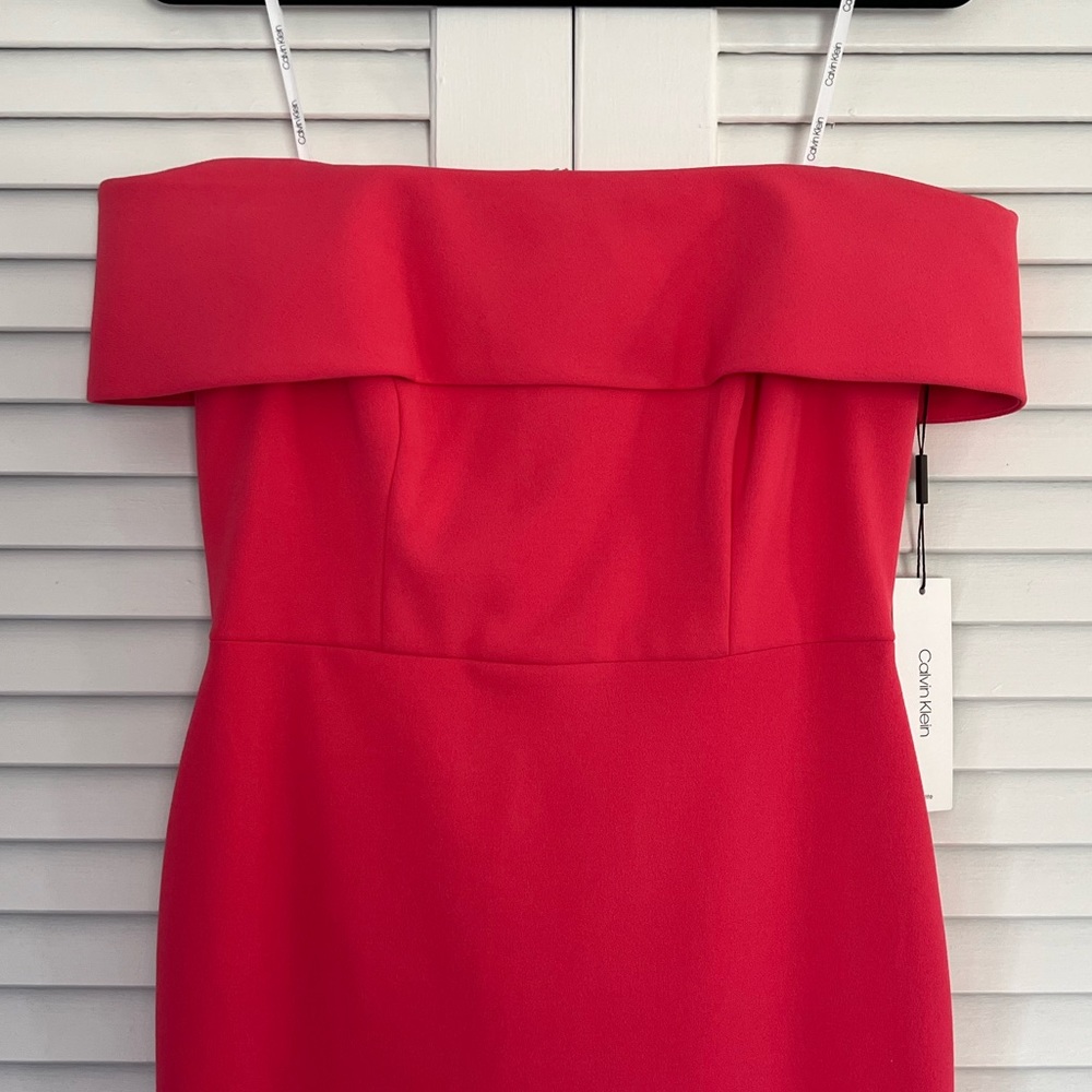 Over The Shoulder Cocktail Dress - Picture 5 of 7